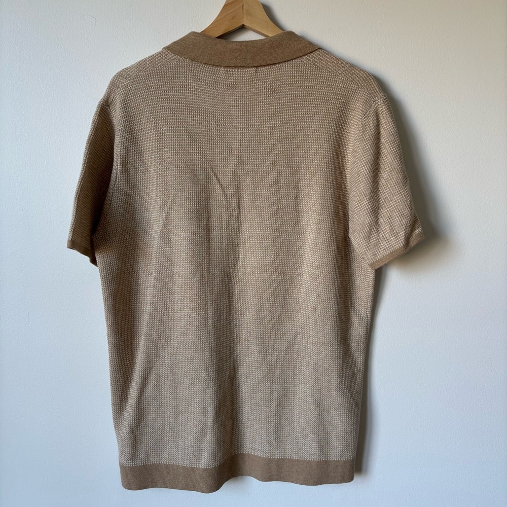 Marine Layer Liam Short Sleeve Sweater Polo - Picture 6 of 8